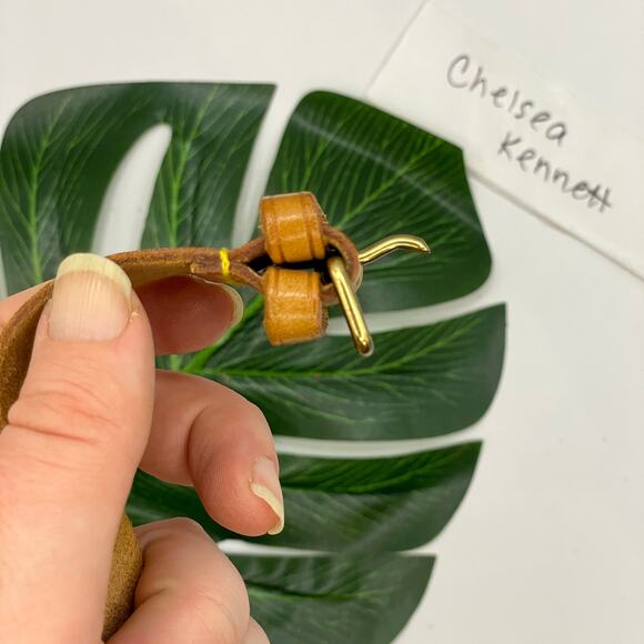 Louis Vuitton Vachetta Strap holder cuff Poignet SLG Small Leather Goods 56 - Picture 4 of 7